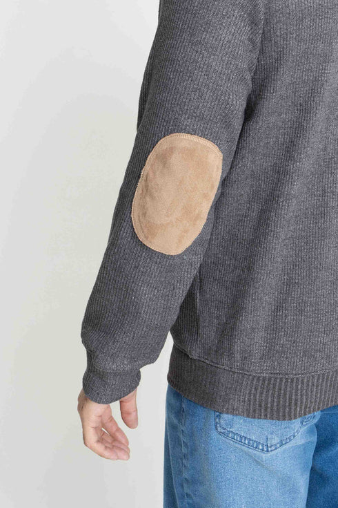 The Grey Mock Neck
